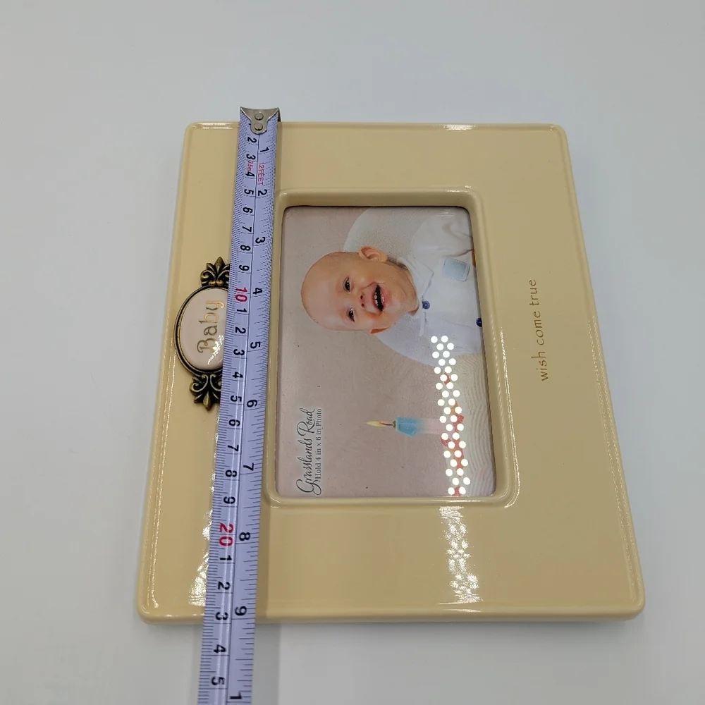 Grasslands Road Tan Baby Picture Frame 4in X 6in Baby Wish Come True Gift New